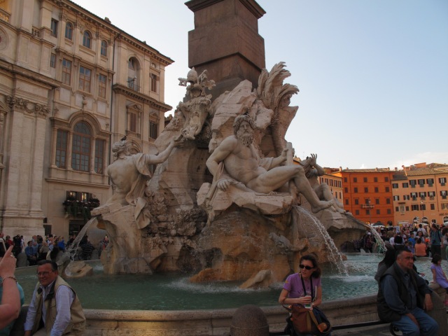 Bernini's Four Rivers Fountain